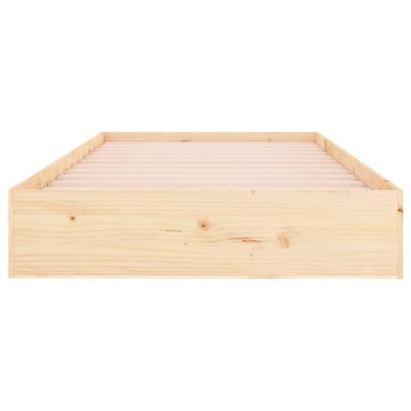 vidaXL Sengeramme heltre 100x200 cm