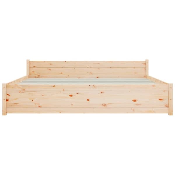 vidaXL Sengeramme heltre 160x200 cm