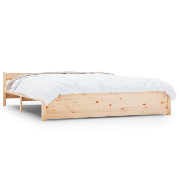 vidaXL Sengeramme heltre 160x200 cm