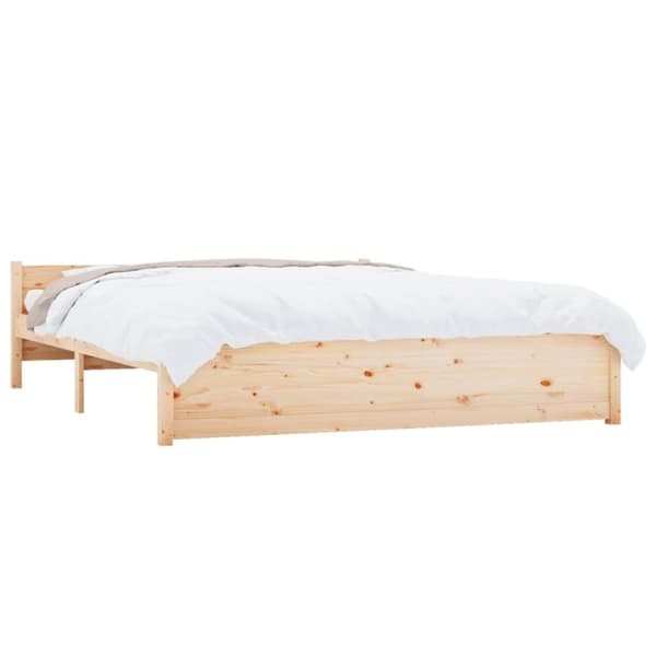 vidaXL Sengeramme heltre 150x200 cm King Size