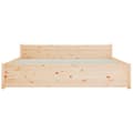 Miniatyrbilde 6 av 10: vidaXL Sengeramme heltre 150x200 cm King Size