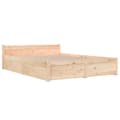Miniatyrbilde 5 av 11: vidaXL Sengeramme med skuffer 150x200 cm King Size