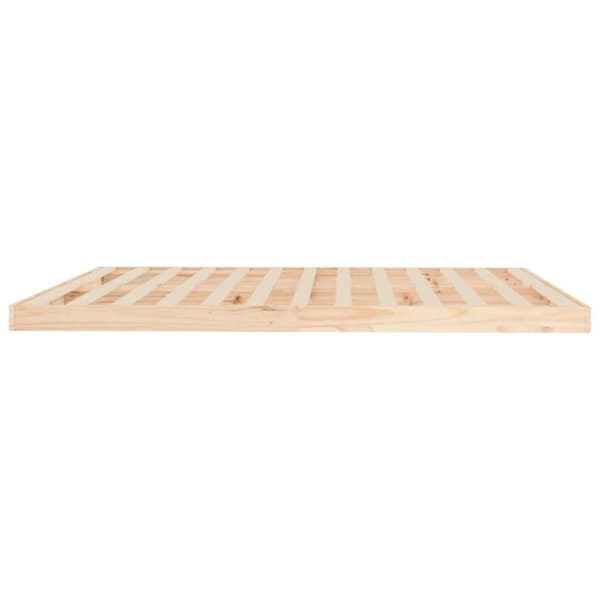 vidaXL Sängynrunko 180x200 cm Super King Size täysi mänty