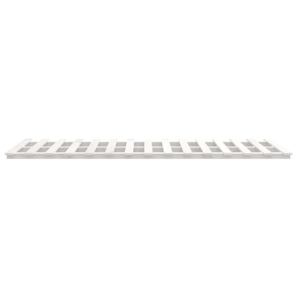 vidaXL sengeramme 100x200 cm massivt fyrretræ hvid