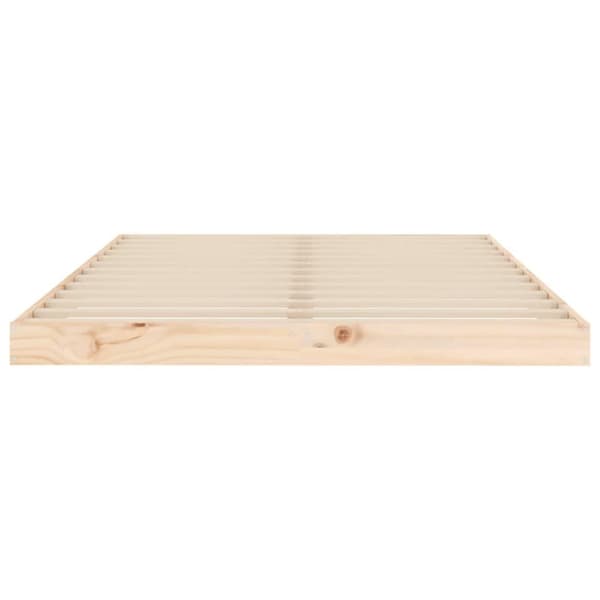 vidaXL sengeramme 120x190 cm massivt fyrretræ