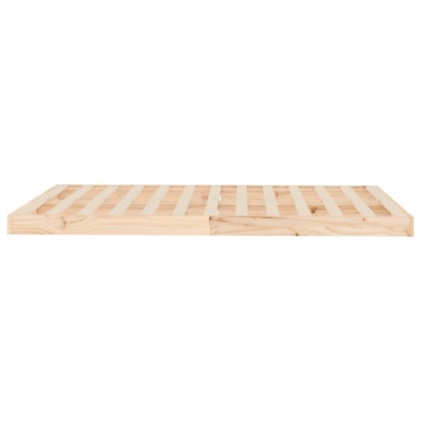 vidaXL sengeramme 120x190 cm massivt fyrretræ
