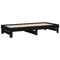 Pikkukuva 8 / 11: vidaXL Sohvasänky ulosvedettävä musta 2x (90x200) cm täysi mänty