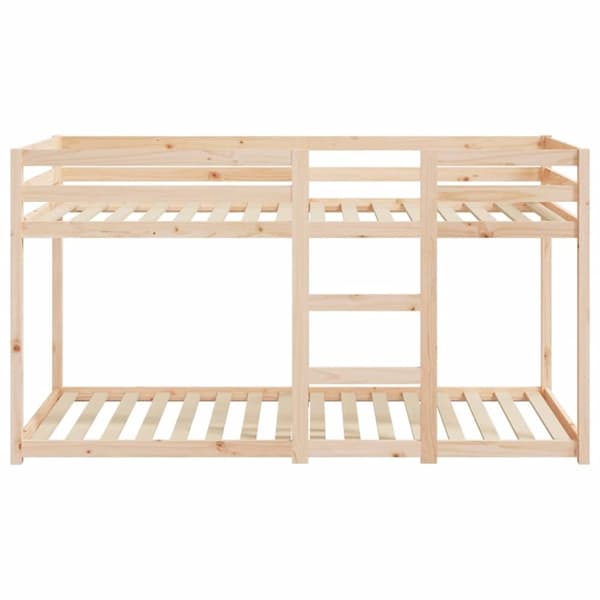 vidaXL køjeseng 80x200 cm massivt fyrretræ