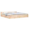 Miniatyrbillede 4 af 11: vidaXL sengeramme med skuffer 180x200 cm Super King