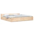 Miniatyrbillede 1 af 11: vidaXL sengeramme med skuffer 180x200 cm Super King