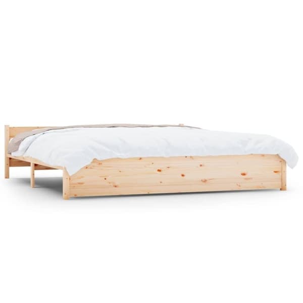 vidaXL sengeramme 180x200 cm massivt fyrretræ
