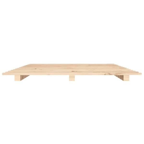 vidaXL Sängynrunko 75x190 cm täysi mänty