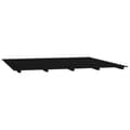 Miniatyrbilde 4 av 10: vidaXL Sengeramme svart 160x200 cm heltre furu
