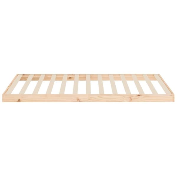 vidaXL Sengeramme 100x200 cm heltre furu