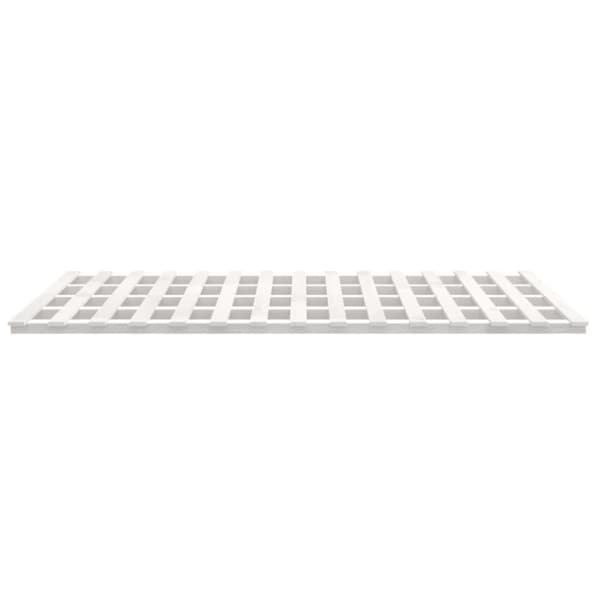 vidaXL sengeramme 160x200 cm massivt fyrretræ hvid