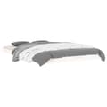 Miniatyrbilde 3 av 10: vidaXL Sengeramme hvit 120x190 cm 4FT Small Double heltre furu