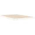 Miniatyrbilde 4 av 10: vidaXL Sengeramme hvit 120x190 cm 4FT Small Double heltre furu