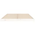 Miniatyrbilde 5 av 10: vidaXL Sengeramme hvit 120x190 cm 4FT Small Double heltre furu