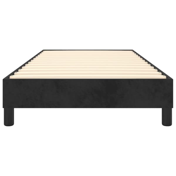 vidaXL Sängram svart 80x200 cm sammet