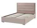 Miniatyrbilde 6 av 11: Seng med Oppbevaring Taupe Fløyel 140 x 200 cm Dobbeltseng Moderne Design Soverom