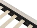 Miniatyrbild 8 av 10: Dubbelsäng Lamellbädd Beige Sammetsklädsel 160 x 200 cm Tuftad Sänggavel Modern Design