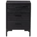 Miniatyrbilde 5 av 11: vidaXL Nattbord 2 stk svart 40x30x55 cm heltre furu