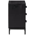 Miniatyrbilde 6 av 11: vidaXL Nattbord 2 stk svart 40x30x55 cm heltre furu
