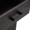 Miniatyrbilde 8 av 11: vidaXL Nattbord 2 stk svart 40x30x55 cm heltre furu