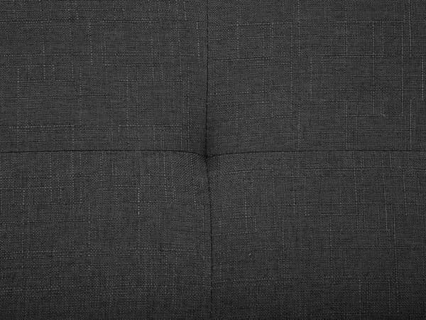 Vesisänky tummanharmaa kangas verhoilu 160 x 200 cm tarvikkeilla tuftattu pääty glamour
