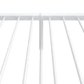 Miniatyrbilde 8 av 9: vidaXL Sengeramme i metall med hode- og fotgavl hvit 100x200 cm