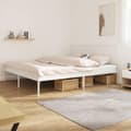 Miniatyrbilde 2 av 9: vidaXL Sengeramme i metall med sengegavl hvit 180x200 cm