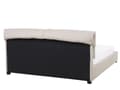 Miniatyrbillede 6 af 11: Seng Beige Polyester 180 x 200 cm Vandseng Moderne Blød Polstret Dobbeltseng Polstret Sengegavl Soveværelse Inspiration Kvalitetsseng