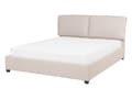 Miniatyrbillede 1 af 11: Seng Beige Polyester 140 x 200 cm Vandseng Moderne Blød Polstret Trekvart Seng Polstret Sengegavl Soveværelse Inspiration Kvalitetsseng