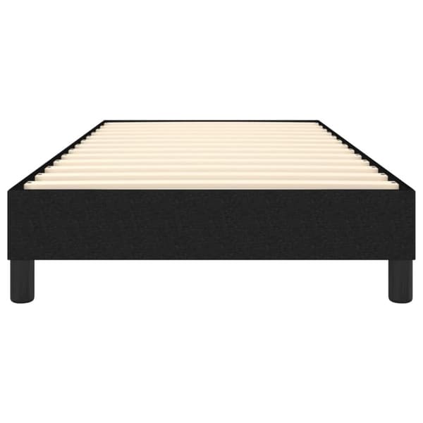 vidaXL sengeramme 90x200 cm stof sort