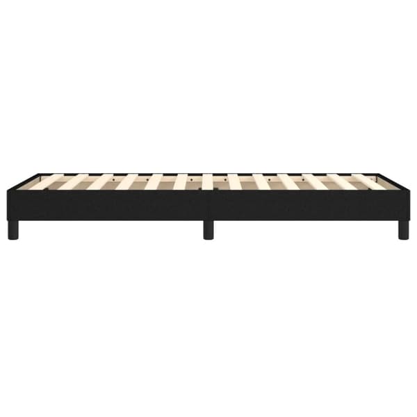 vidaXL sengeramme 90x200 cm stof sort