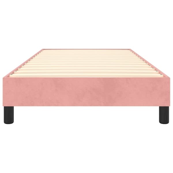 vidaXL sengeramme 80x200 cm fløjl pink