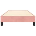 Miniatyrbillede 5 af 11: vidaXL sengeramme 80x200 cm fløjl pink