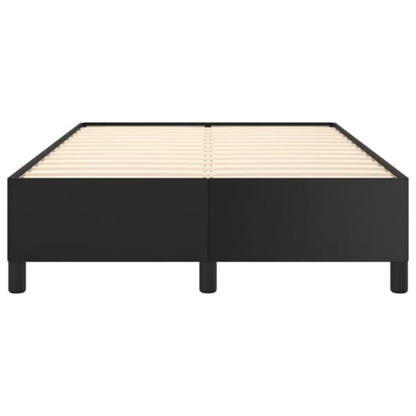 vidaXL sengeramme 120x200 cm kunstlæder sort