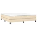 Miniatyrbillede 3 af 9: vidaXL sengeramme 180x200 cm stof cremefarvet