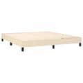 Miniatyrbillede 4 af 9: vidaXL sengeramme 180x200 cm stof cremefarvet