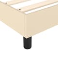 Miniatyrbillede 7 af 9: vidaXL sengeramme 180x200 cm stof cremefarvet