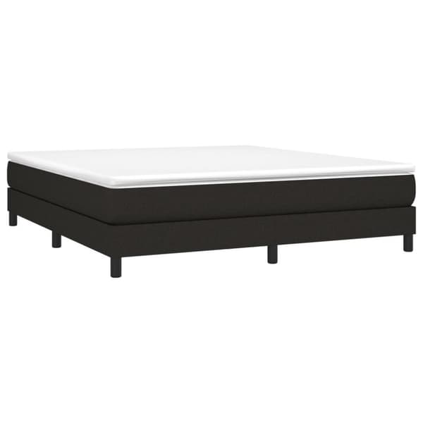 vidaXL sengeramme 180x200 cm stof sort