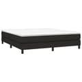 Miniatyrbillede 3 af 9: vidaXL sengeramme 180x200 cm stof sort