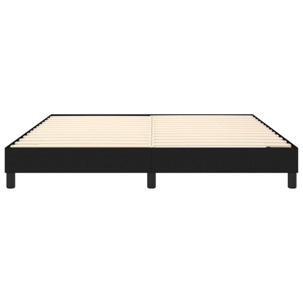 vidaXL sengeramme 180x200 cm stof sort