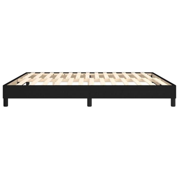 vidaXL sengeramme 180x200 cm stof sort