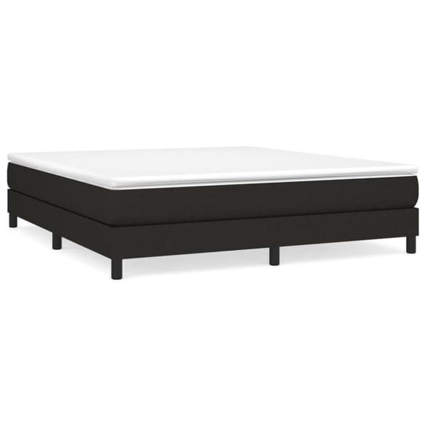vidaXL sengeramme 180x200 cm stof sort