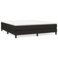Miniatyrbillede 1 af 9: vidaXL sengeramme 180x200 cm stof sort