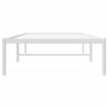 Miniatyrbilde 5 av 7: vidaXL Sengeramme i metall hvit 80x200 cm