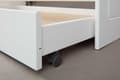 Miniatyrbilde 6 av 10: Leonie23 seng 90x200cm med 1 uttrekkbar seng hvit.