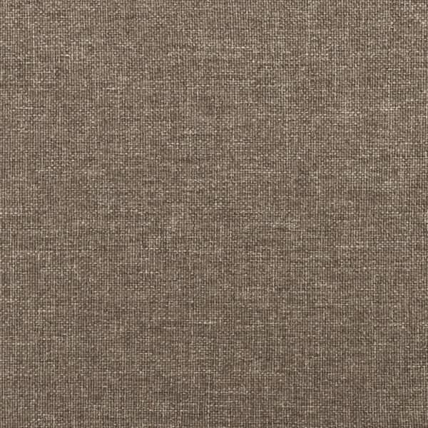 vidaXL Ramsäng med madrass taupe 90x190 cm tyg